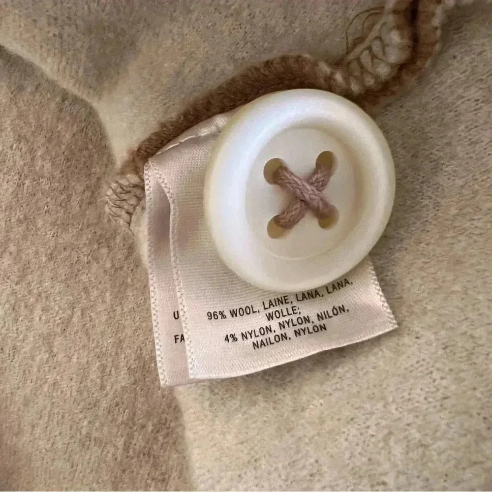 Anthropologie HWR Wool Blend Tan Jacket - Picture 7 of 7
